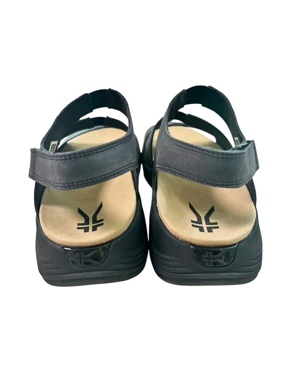 KURU Coda Muse Sandals Shoes Womens Size 11 Jet Black Strappy Comfort Walking - Picture 5 of 10